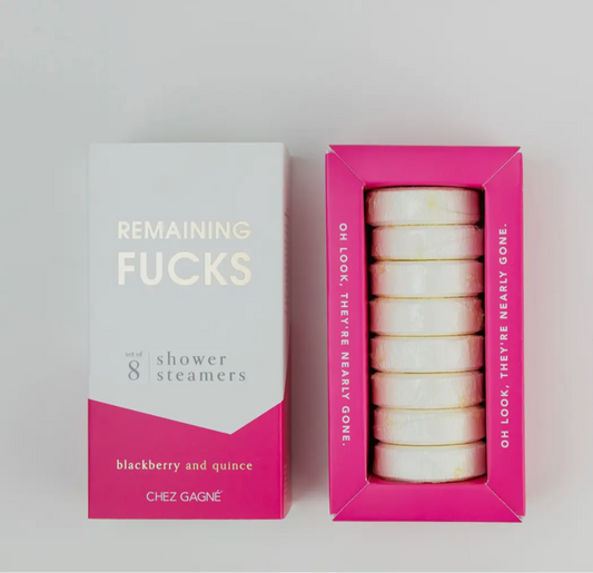 Remaining Fucks Shower
Steamers - Blackberry Quince