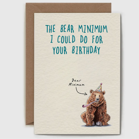 Bear Minimum Card