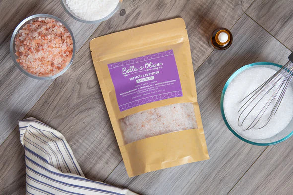 Bella + Oliver French Lavender Sea Salt Bath Soak