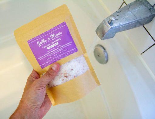 Bella + Oliver French Lavender Sea Salt Bath Soak