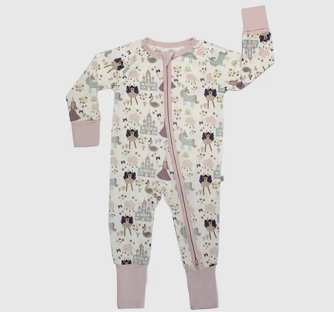 Once Upon A Time Fairytale Bamboo Convertible Baby
Pajama