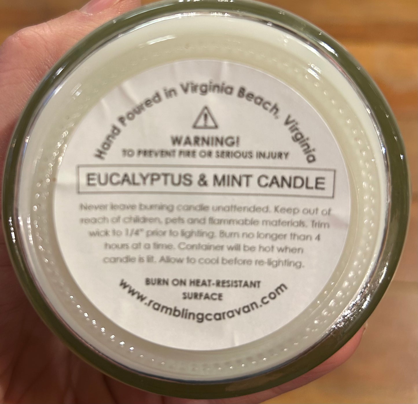 Blue Ridge Mountains Candle