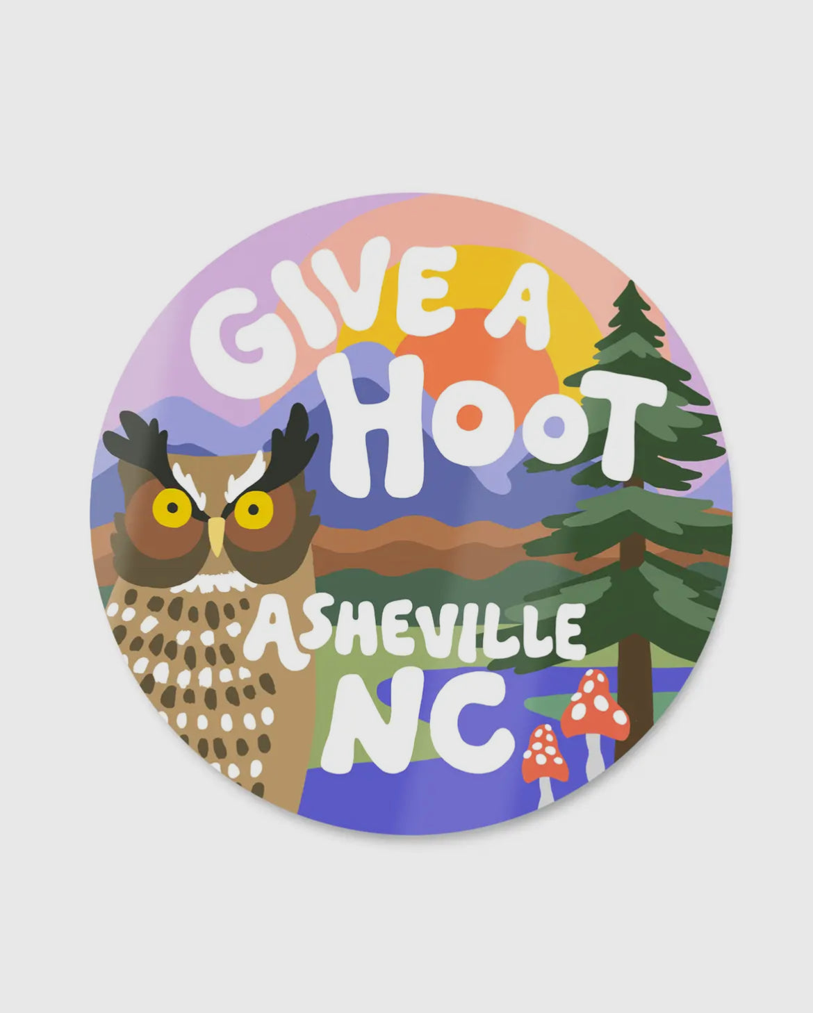 Give A Hoot Sticker