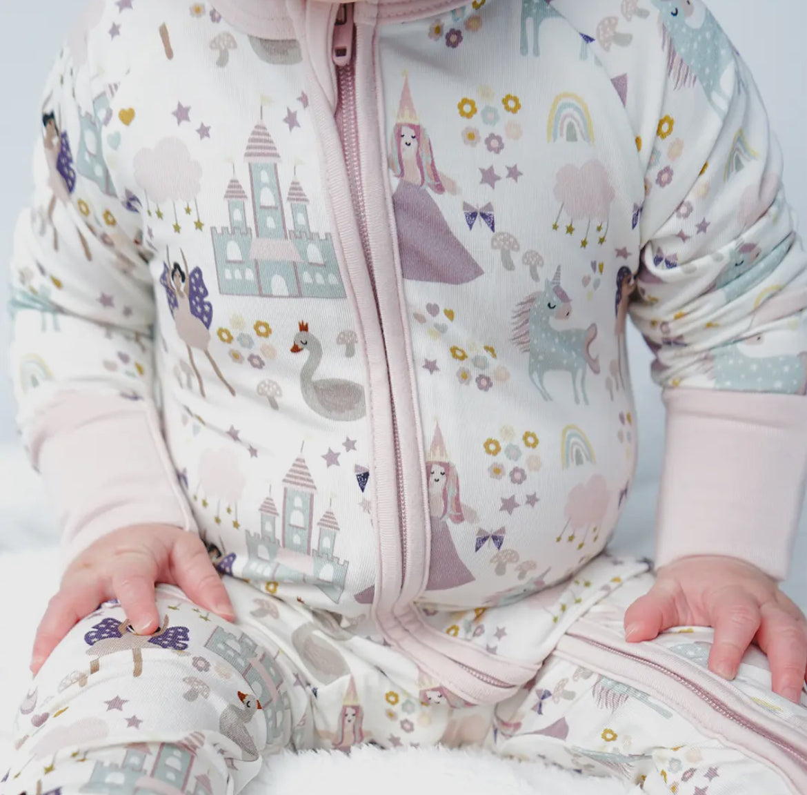 Once Upon A Time Fairytale Bamboo Convertible Baby
Pajama