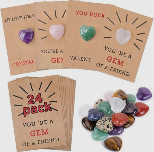 Heart-Shaped Natural Crystal
Stone Valentine Exchange