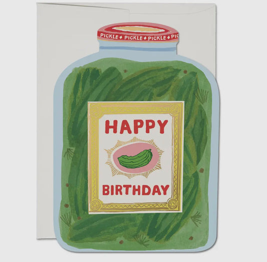 Pickle Birthday Card