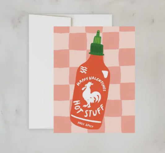 Rooster Sauce Valentine Card