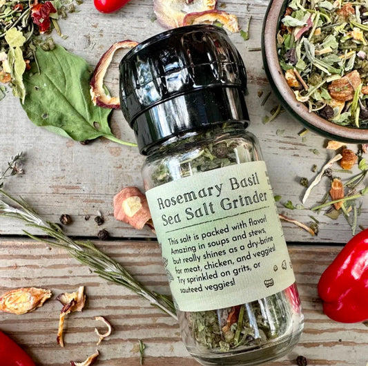 Rosemary Basil Sea Salt Grinder