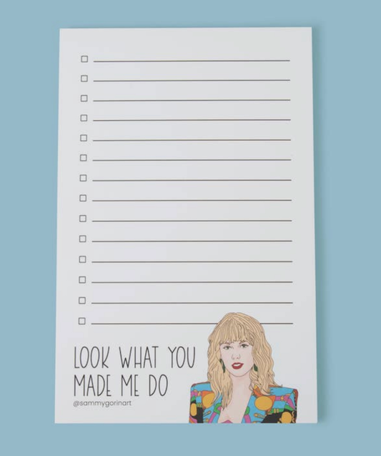 Taylor Swift Notepad